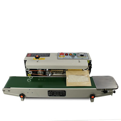 Máquina de vedação de nitrogénio de material de embalagem de plástico com código de datação 840*380*270mm