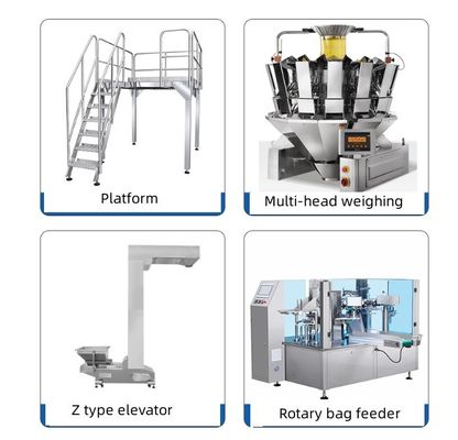 Máquina de embalagem de grãos de café e frutos secos de embalagem de embalagem de embalagem de grãos de café e frutos secos de embalagem