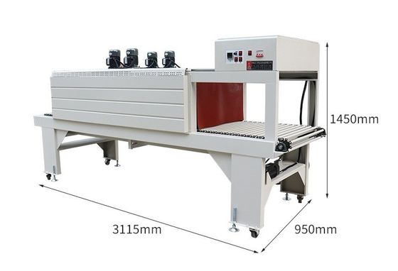 Máquina automática de encolhimento de filme de PE para cerveja bebida água mineral tensão 220V/380V
