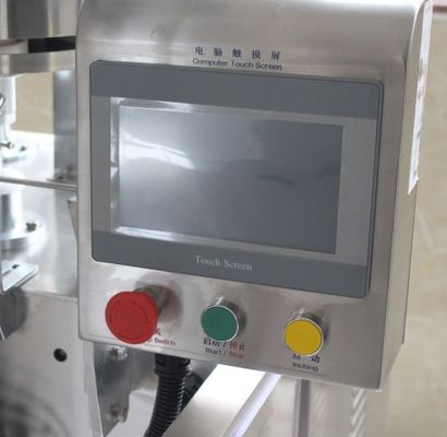 Máquina de embalagem vertical de materiais de madeira para cápsulas de chá e café em embalagens têxteis