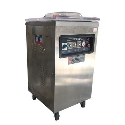 Máquina de embalagem a vácuo vertical de câmara única profunda para selladores de alimentos
