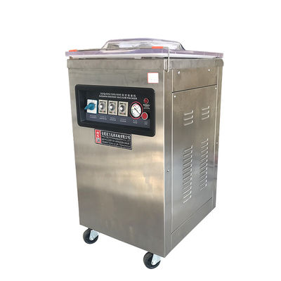 Máquina de embalagem a vácuo vertical de câmara única profunda para selladores de alimentos