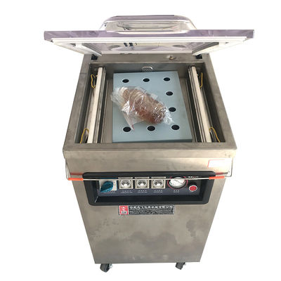 Máquina de embalagem a vácuo vertical de câmara única profunda para selladores de alimentos