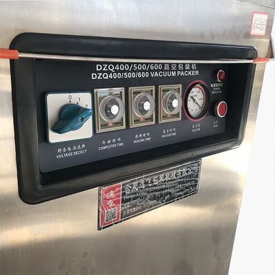 Máquina de embalagem a vácuo vertical de câmara única profunda para selladores de alimentos