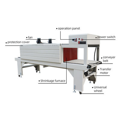 Conversor flexível Máquina de embalagem semi-automática de garrafas de água de sumo