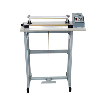 Por meio do tipo Pedal Pedal Sacks Pedal Sealing Machine com cortador e selante de grau alimentar