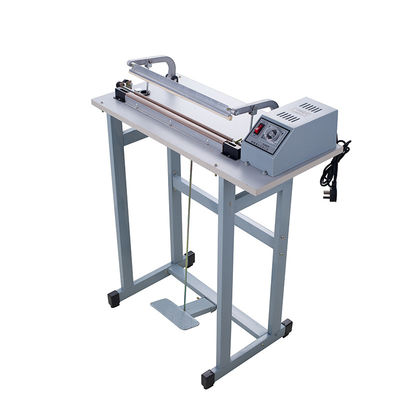 Por meio do tipo Pedal Pedal Sacks Pedal Sealing Machine com cortador e selante de grau alimentar