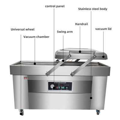 Certificação CE DZ400 Máquina automática de embalagem a vácuo para alimentos