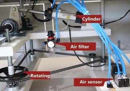Máquina automática de embalagem de cápsulas com caixa de túnel de calor em plástico