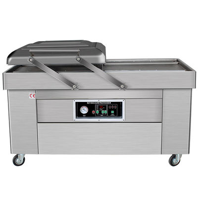 Máquina de embalagem a vácuo de câmara dupla de aço inoxidável 304 DZ-600/2SB para longa duração