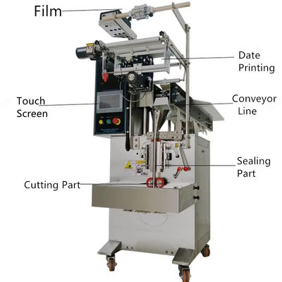 20-1000ml Distância de medição Máquina de enchimento de pó de café de saquete com 960*720*2100mm Tamanho