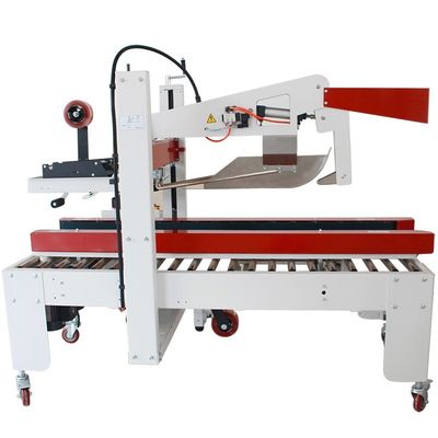 Máquina de vedação automática de fita de vedação com tampa dobrável de aço inoxidável com velocidade máxima de 20 M/MIN