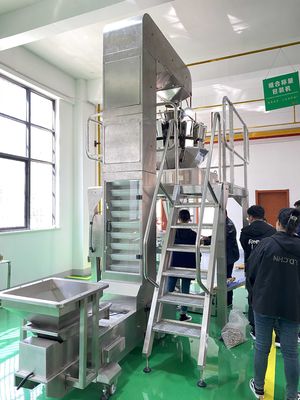 Material de embalagem de plástico utilizado Máquina de embalagem de sacos rotativos de velocidade para nozes e sementes