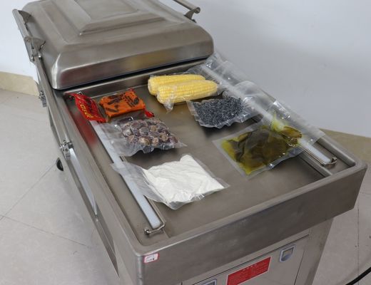 Máquina de embalagem a vácuo de sacos de alimentos DZ400 Fecho a vácuo para embalagens frescas e higiênicas
