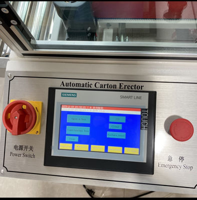 Caixa de caixa de cartão Erector Sealer de fundo Automático Sealer de cartão de quatro cantos de borda máquina de vedação de cartão de vedação Linha de embalagem