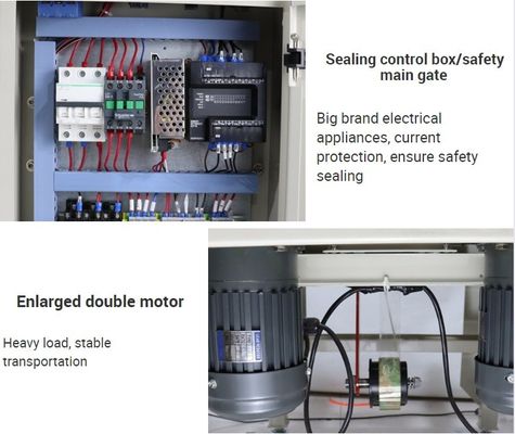 150-sem limite*150-500*150*500mm Máquina de amarração de cartão com linha de vedação automática