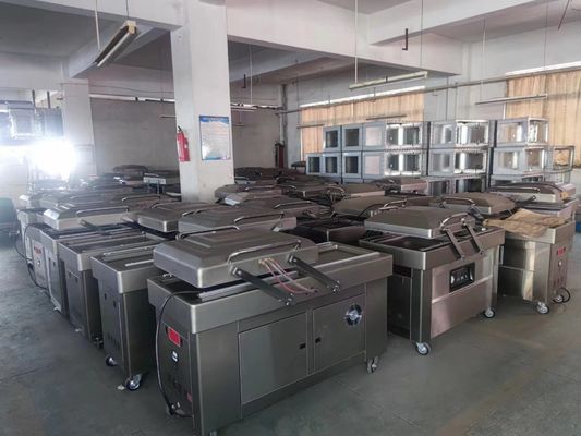 Máquina de vedação a vácuo de alimentos para câmaras duplas de durião e atum DZ-400/DZ-500/DZ-600