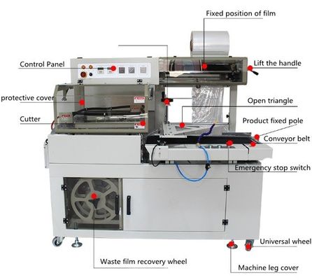Máquina automática de embalagem de rolos de papel sensíveis ao calor