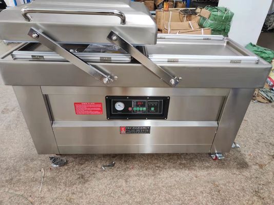 Potente bomba de vácuo CE certificado Automático de enchimento de nitrogênio / vácuo câmaras duplas snacks máquina de embalagem