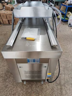 Potente bomba de vácuo CE certificado Automático de enchimento de nitrogênio / vácuo câmaras duplas snacks máquina de embalagem