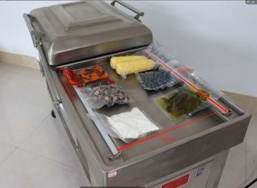 Máquina comercial de embalagem a vácuo de carne DZ 600 de câmara dupla com comprimento de vedação de 600 mm