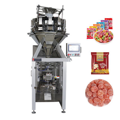 Máquina de embalagem vertical de saquinhos automáticos de snacks para chips de grânulos com teste gratuito
