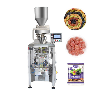 Máquina de embalagem vertical de saquinhos automáticos de snacks para chips de grânulos com teste gratuito