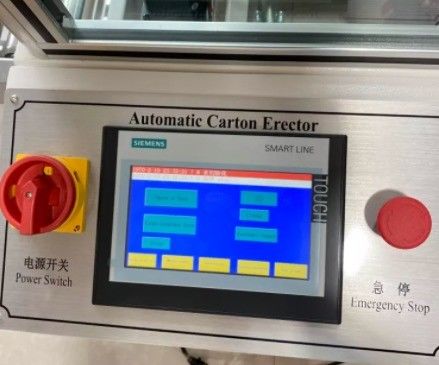 Material de embalagem de vidro Alta velocidade 25 caixas por minuto Máquina de vedação automática