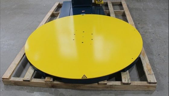 Máquina de enrolar filme de estiramento de caixa de madeira grande com plataforma giratória de 1500 mm e braço rotativo