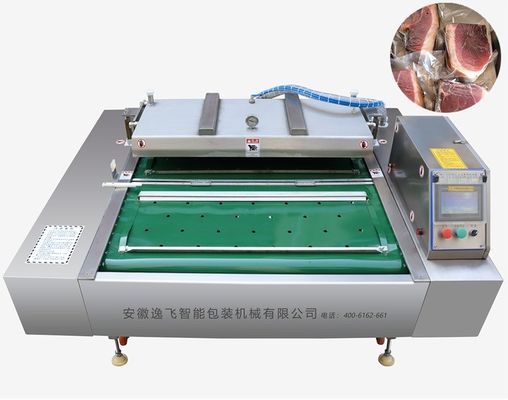 Máquina de vedação a vácuo de tipo correia contínua para carne de aves de capoeira em oficinas de reparação de máquinas