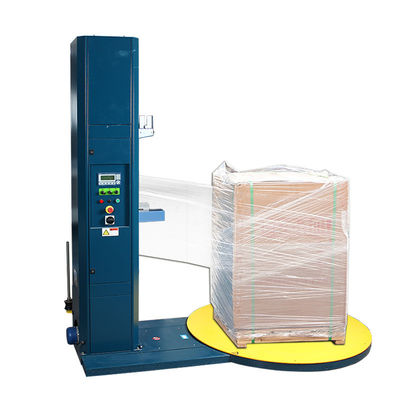 Máquina automática de embalagem e amarração de paletes com carga máxima de 1500 kg/2000 kg