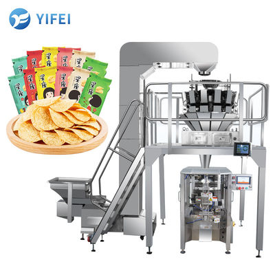 Máquina de embalagem vertical para alimentação por servomotor de alta velocidade
