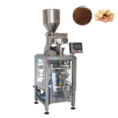 Máquina de embalagem vertical automática de lixo de gato com servomotores e medição de taças