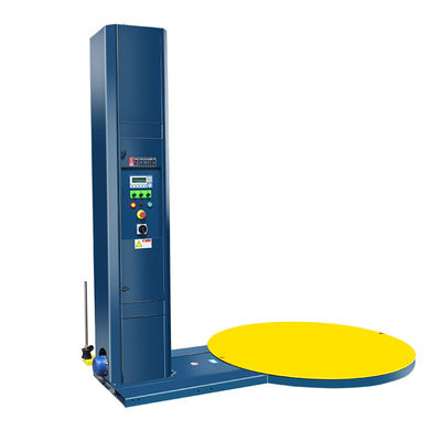 Máquina de embalagem de paletes de estiramento de anúncio L tipo de plataforma giratória embalagem totalmente automática