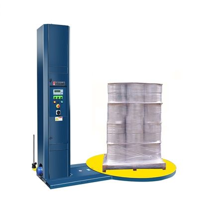 Máquina de embalagem de paletes totalmente automática com taxa de pré-estiramento de 300% e certificado CE