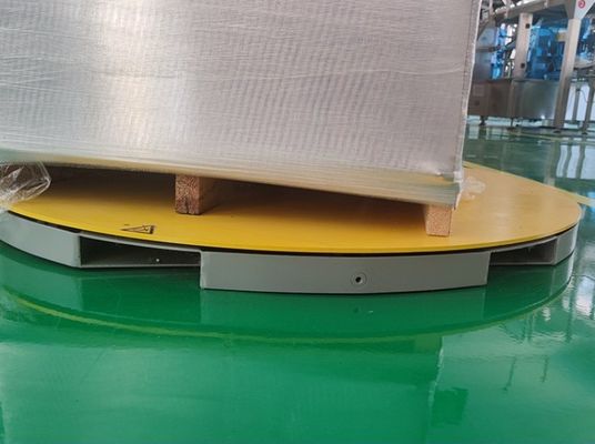 Máquina de embalagem de paletes totalmente automática com taxa de pré-estiramento de 300% e certificado CE