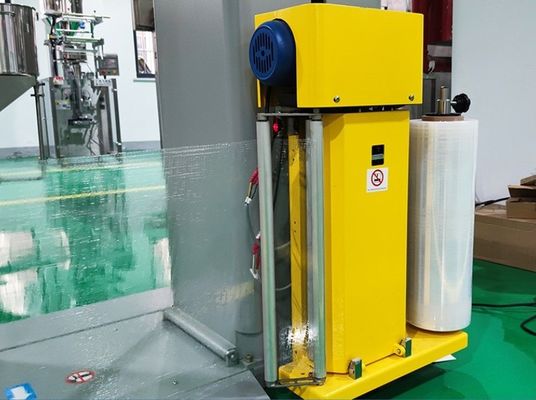 Máquina de embalagem de paletes totalmente automática com taxa de pré-estiramento de 300% e certificado CE