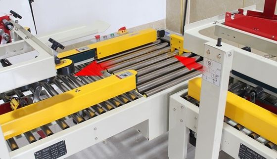 Linha de embalagem personalizada 106 KG Voltagem 220V/50HZ Caixa de cartão Máquina de vedação de tipo cruzado