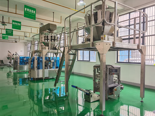Máquina de embalagem vertical elétrica totalmente automática para sacos triangulares verticais de alimentos