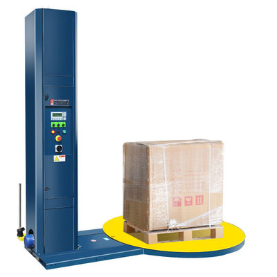 Máquina de embalagem de pallets de filmagem de estiramento para revestimento protetor de skid