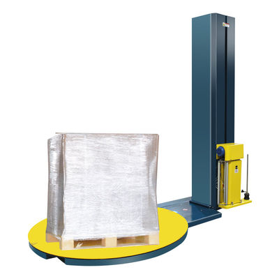 Máquina de embalagem de pallets de filmagem de estiramento para revestimento protetor de skid