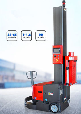 Máquinas Hardware Smart Self-Propelled Mobile Stretch Robot Palet Wrapper 24V Voltagem