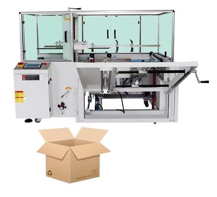 220V/50HZ Voltagem Automático Completo Cartão Erector e máquina de vedação para linha de embalagem