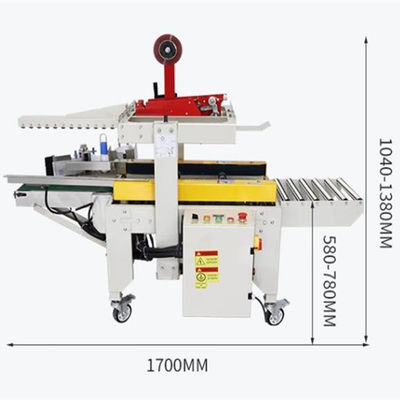 Fecho de cartão com capacidade de rotulagem para cartão de altura 90-420 mm e comprimento ≥ 130 mm