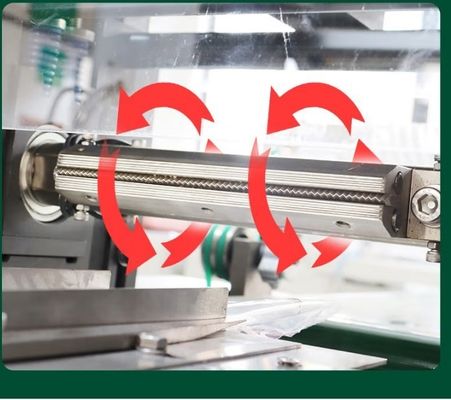 Máquina automática de embrulhar sacos de almofadas de frutas para embalagens