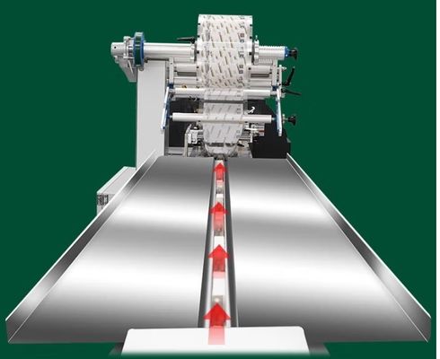 Máquina automática de embrulhar sacos de almofadas de frutas para embalagens