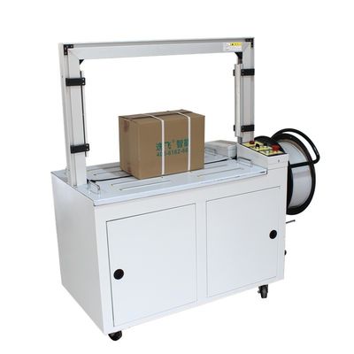 Máquina de enrolar de embalagem de mesa baixa de aço inoxidável com linha transportadora