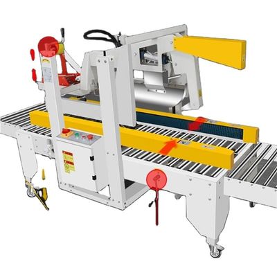 Máquina de vedação de caixas de cartão de caixas semiautomáticas de 400W com direção esquerda para direita