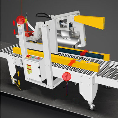 FXJ-5050Z Fecho automático com flaps para fecho de embalagens flexíveis e versáteis