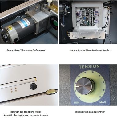Método de ligação Método de fusão a quente Método MH-101 Máquina de fixação automática com interruptor de pé